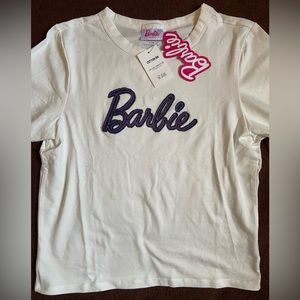Barbie x Cotton On Longline fitted Crop top